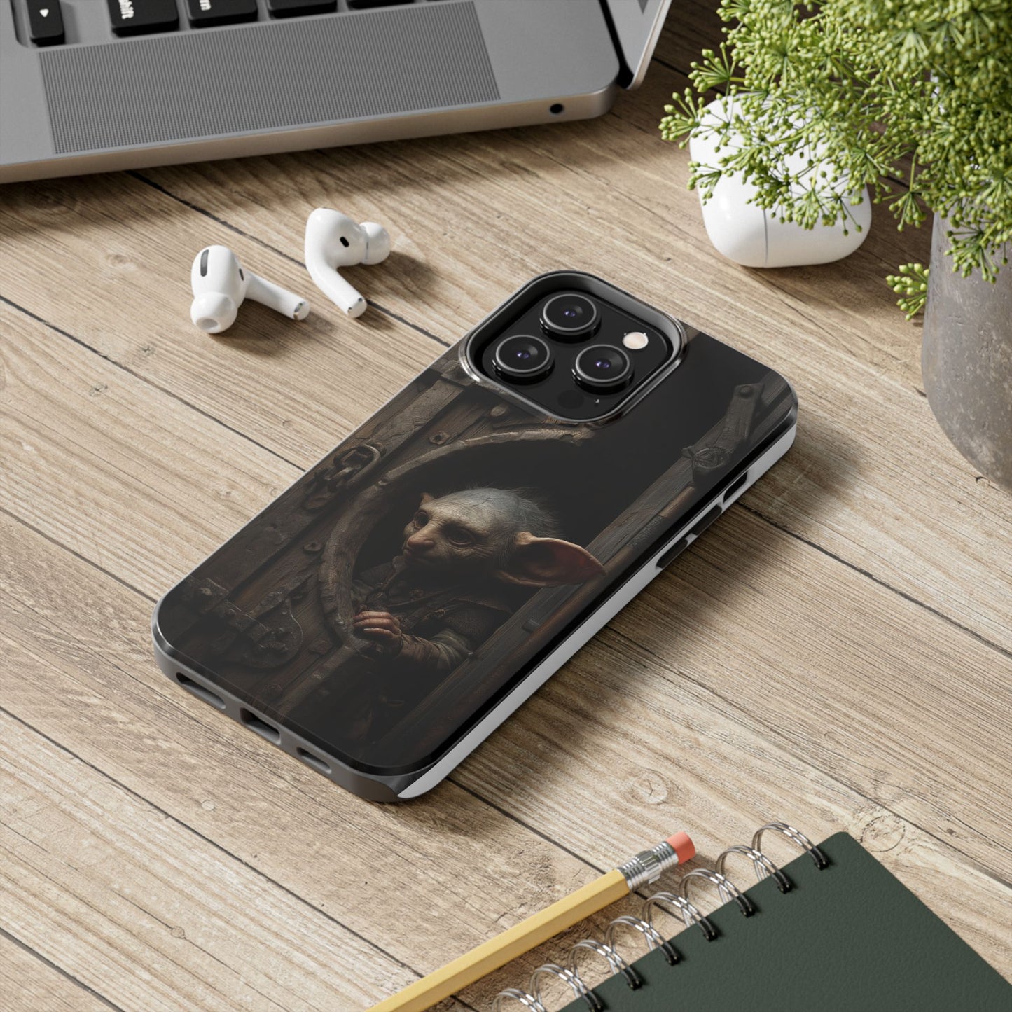 Fantasy Creature Tough Phone Cases - Unique Goblin Design for Protecting Your Device