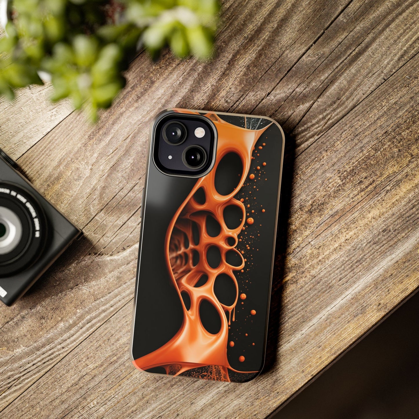Liquid-inspired abstract phone case
