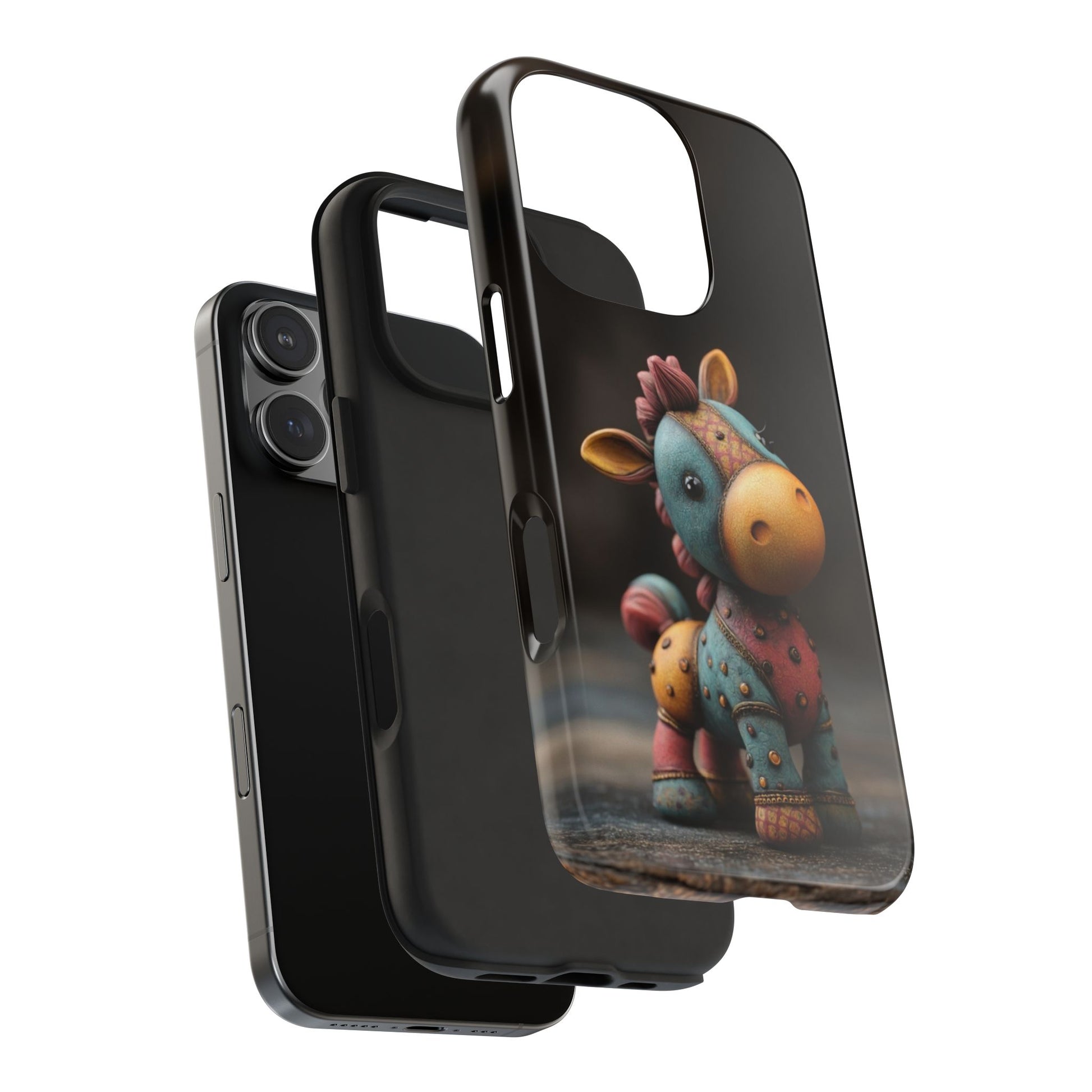 Play-Doh Pony – Tough Phone Case with Sculpted Whimsy and Horse Design - Artistic Vision