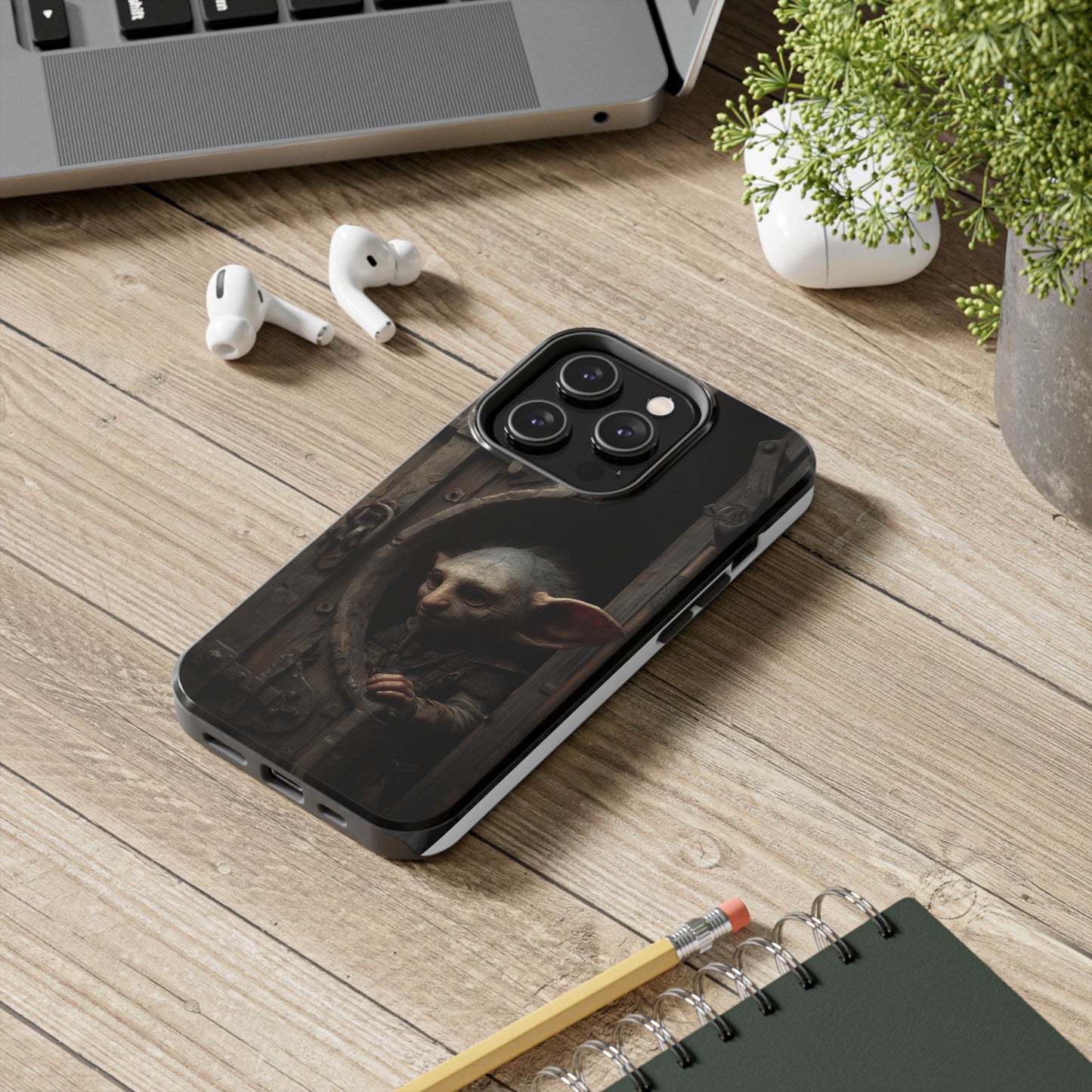 Fantasy Creature Tough Phone Cases - Unique Goblin Design for Protecting Your Device