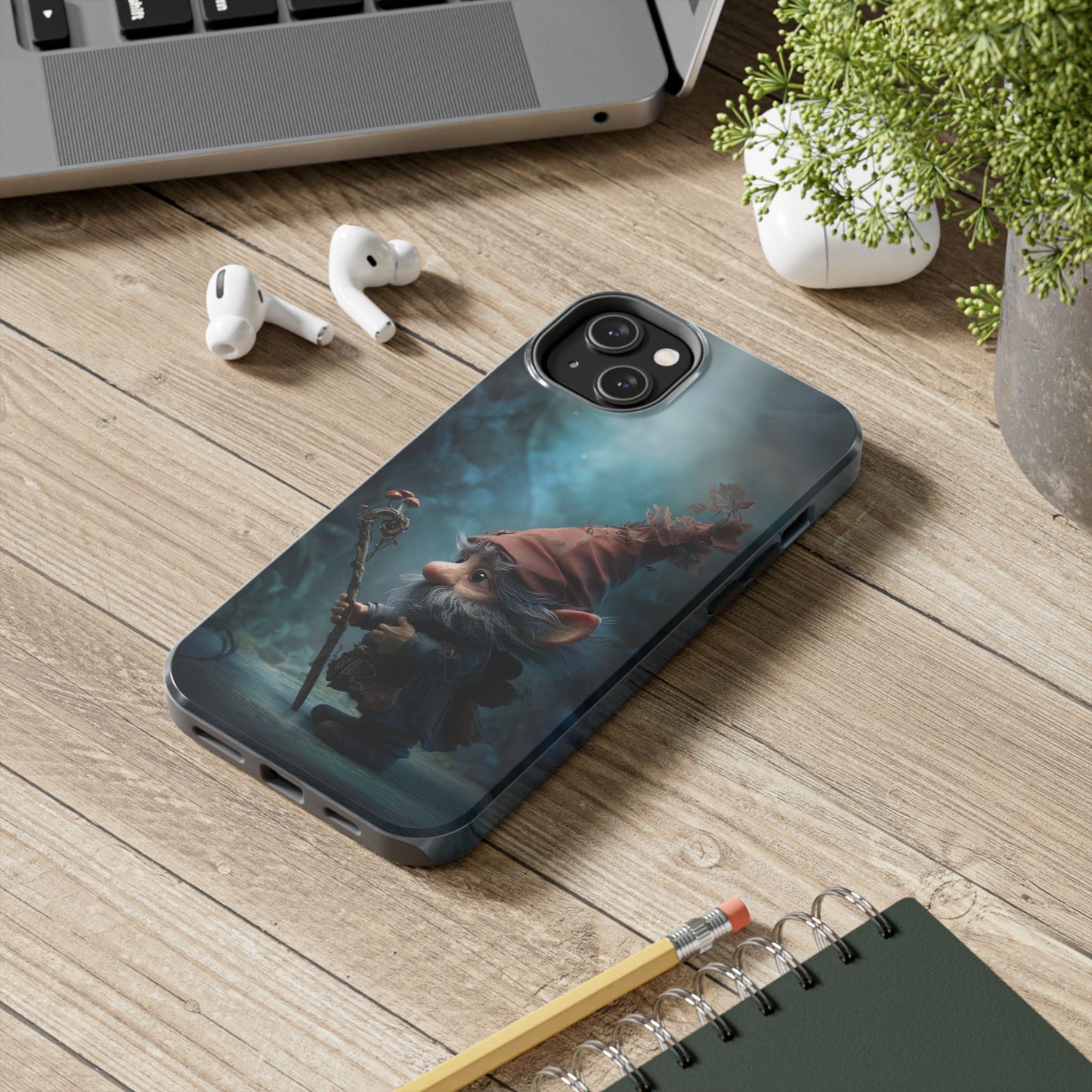 Whimsical Forest Gnome | Fantasy Art Phone Case for Dreamers & Nature Lovers - Tough & Stylish Protection - Artistic Vision