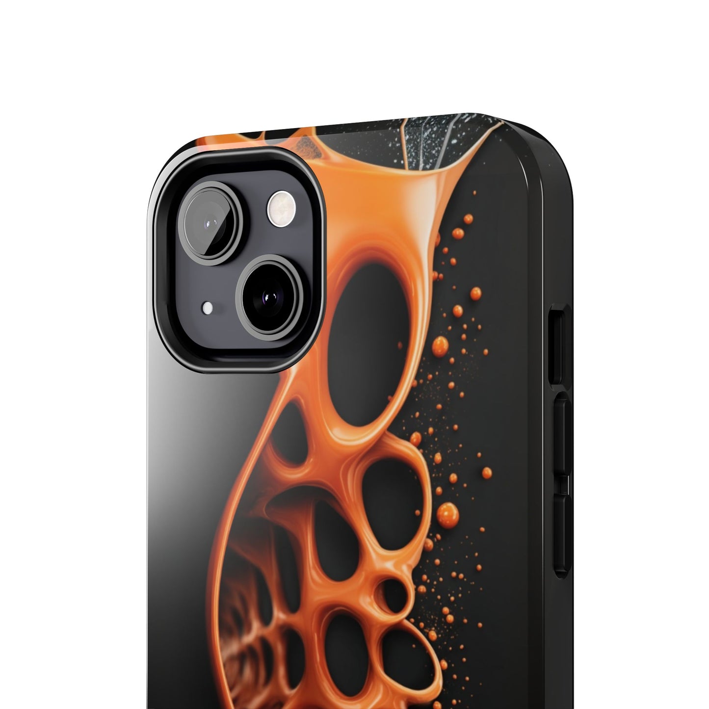 Tough phone case with surreal texture