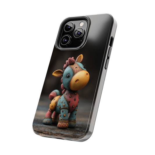 Play-Doh Pony – Tough Phone Case with Sculpted Whimsy and Horse Design - Artistic Vision