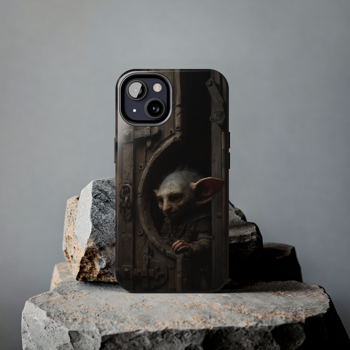 Fantasy Creature Tough Phone Cases - Unique Goblin Design for Protecting Your Device