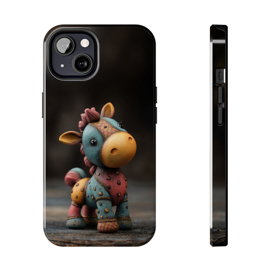 Play-Doh Pony – Tough Phone Case with Sculpted Whimsy and Horse Design - Artistic Vision