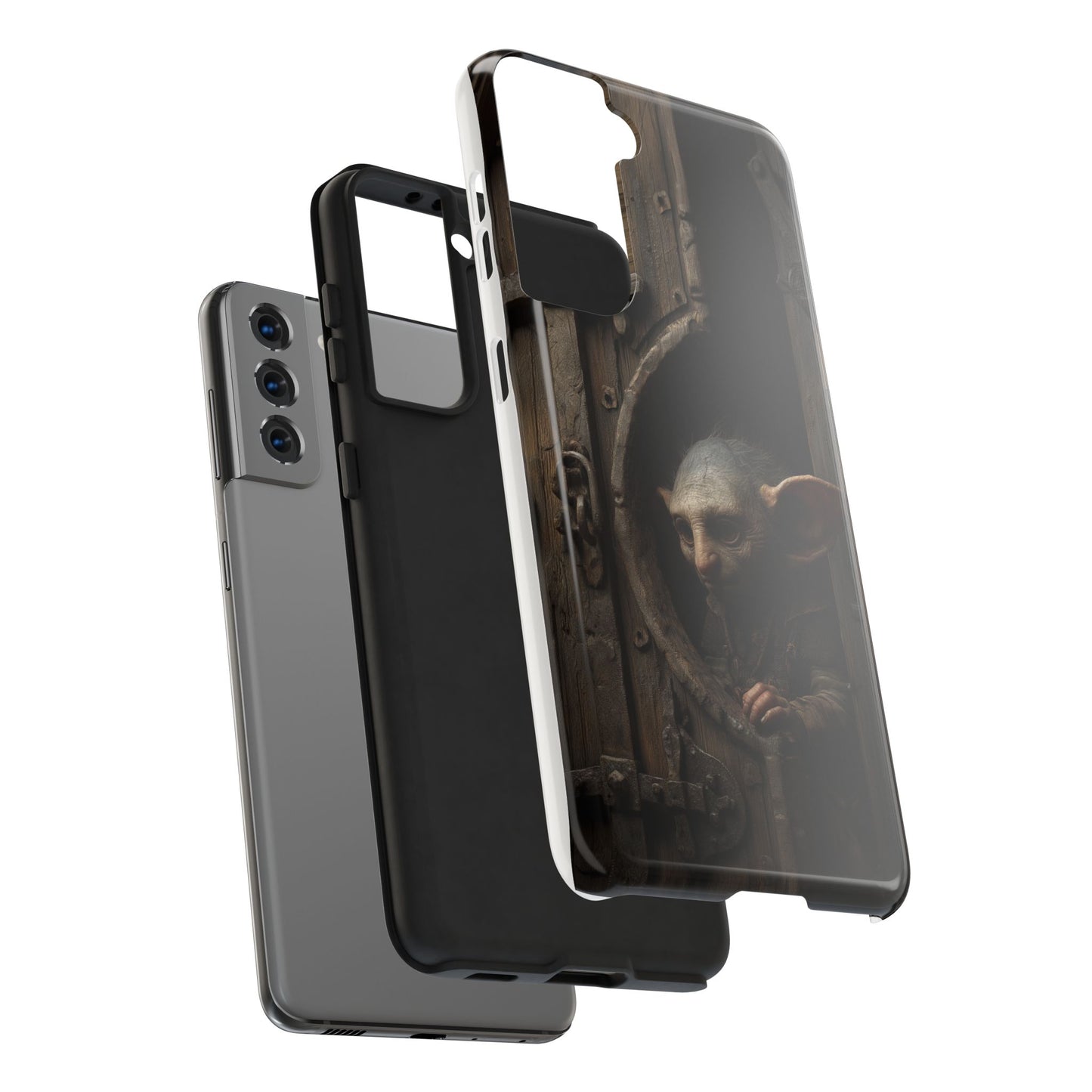Fantasy Creature Tough Phone Cases - Unique Goblin Design for Protecting Your Device