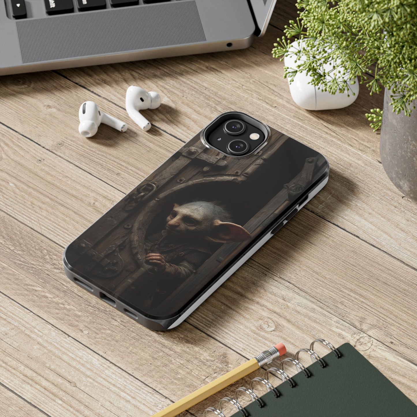 Fantasy Creature Tough Phone Cases - Unique Goblin Design for Protecting Your Device
