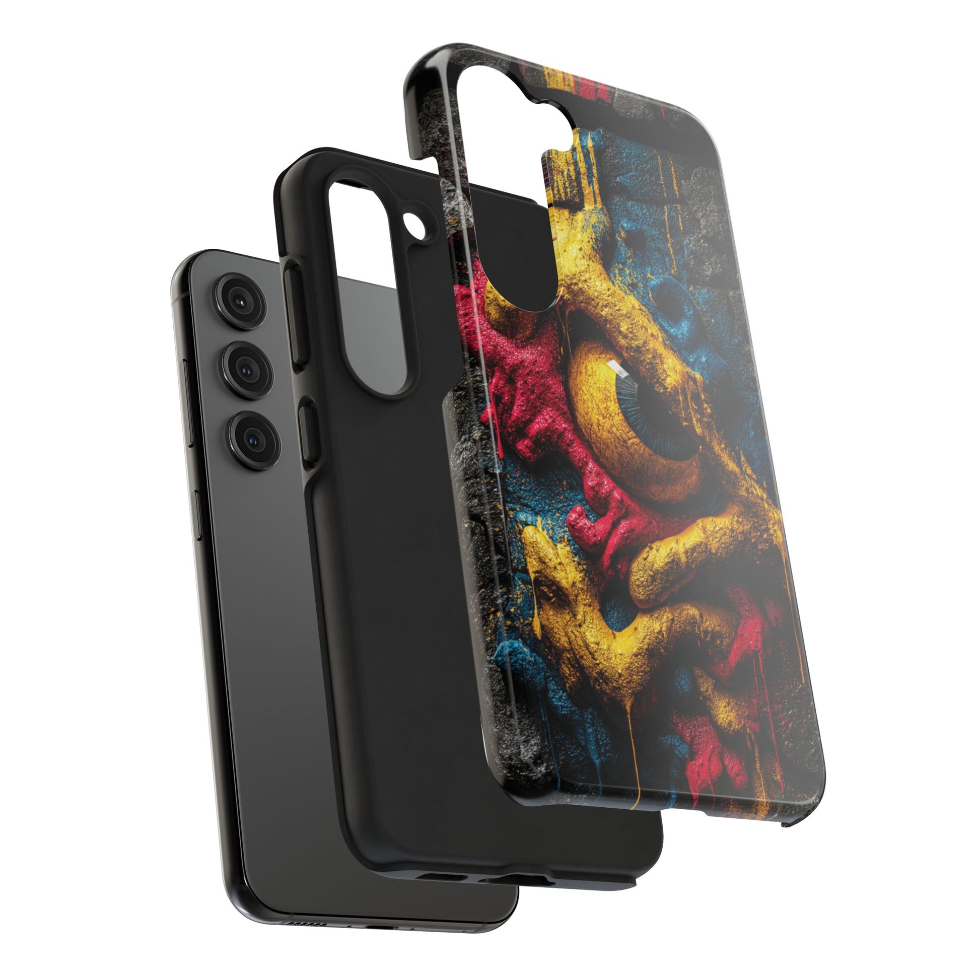 Unique surrealist phone case with emotional design