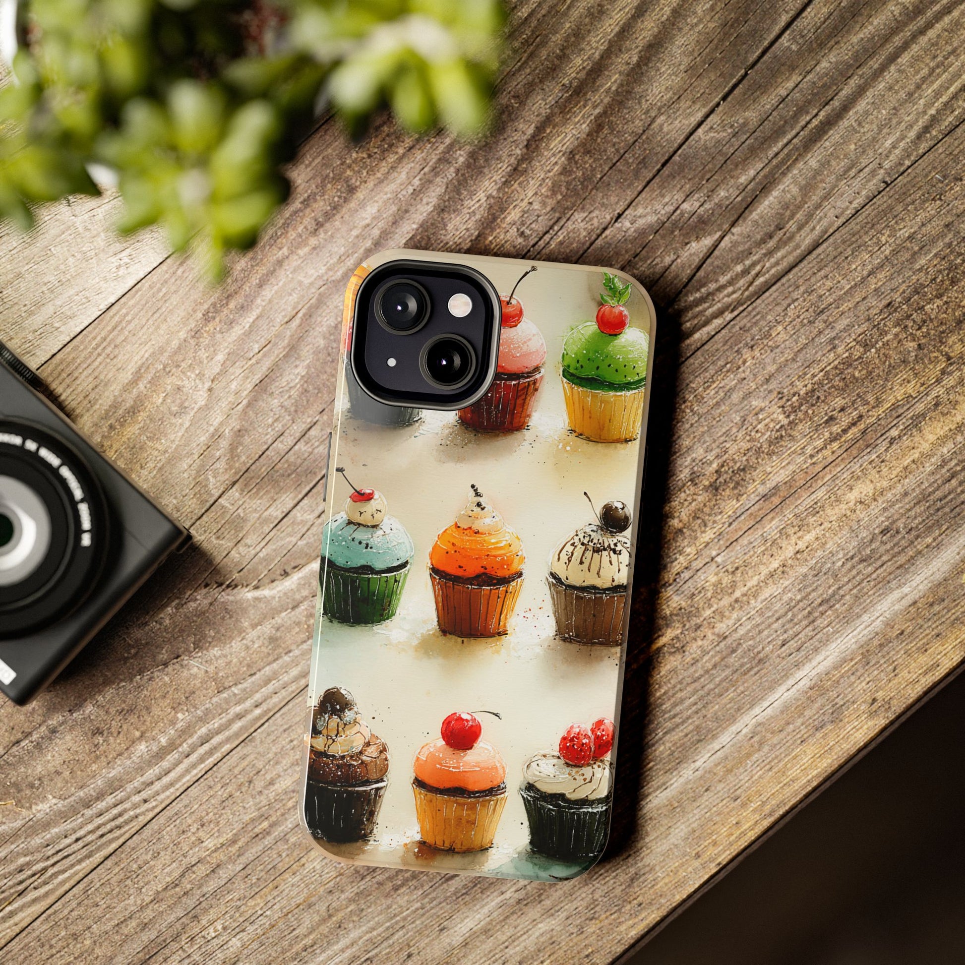 Watercolor food illustration phone case for bakers