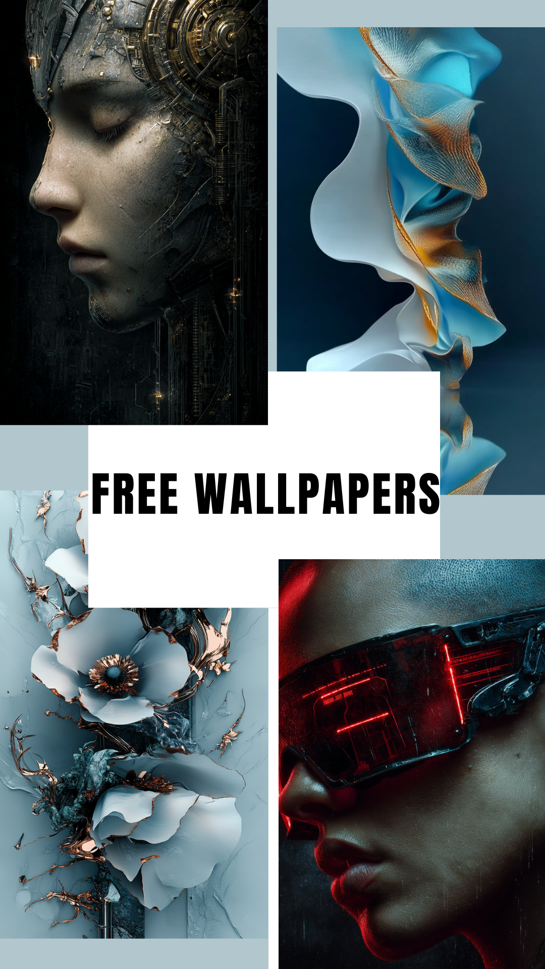 Free phone wallpaper by Alla Artca – original digital artwork in high resolution