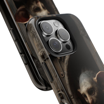 Fantasy Creature Tough Phone Cases - Unique Goblin Design for Protecting Your Device - Artistic Vision