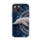 Dolphin Wireframe Phone Case – Ocean-Inspired Tough Case - Artistic Vision
