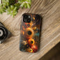 A lifestyle photo shows the case as a bold accessory for creative and tech-savvy users.