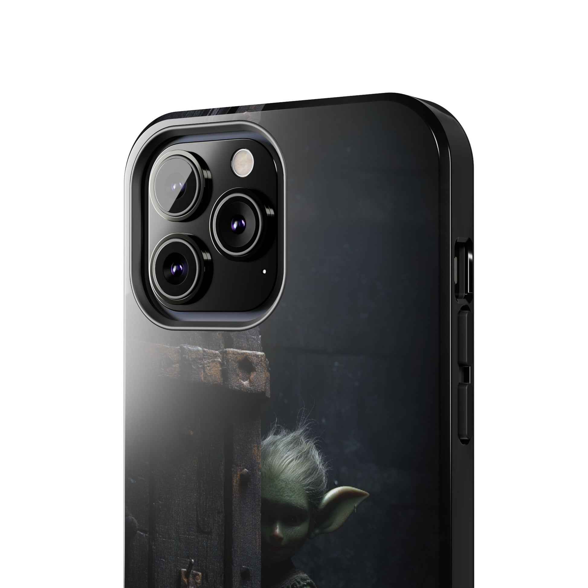 Fantasy Goblin Guard Tough Phone Case – Shadow Gate Design - Artistic Vision
