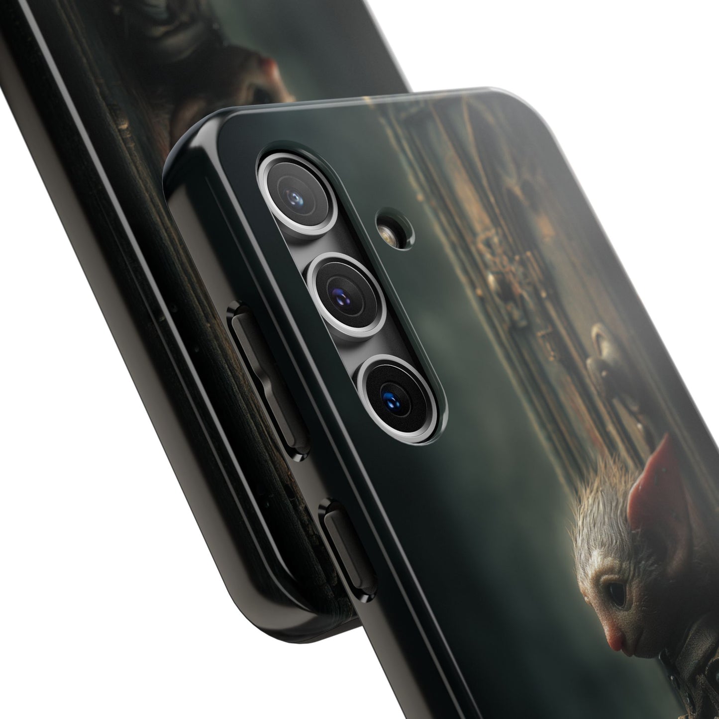 Fantasy Woodland Goblin Tough Phone Case – Lone Gatekeeper Design - Artistic Vision