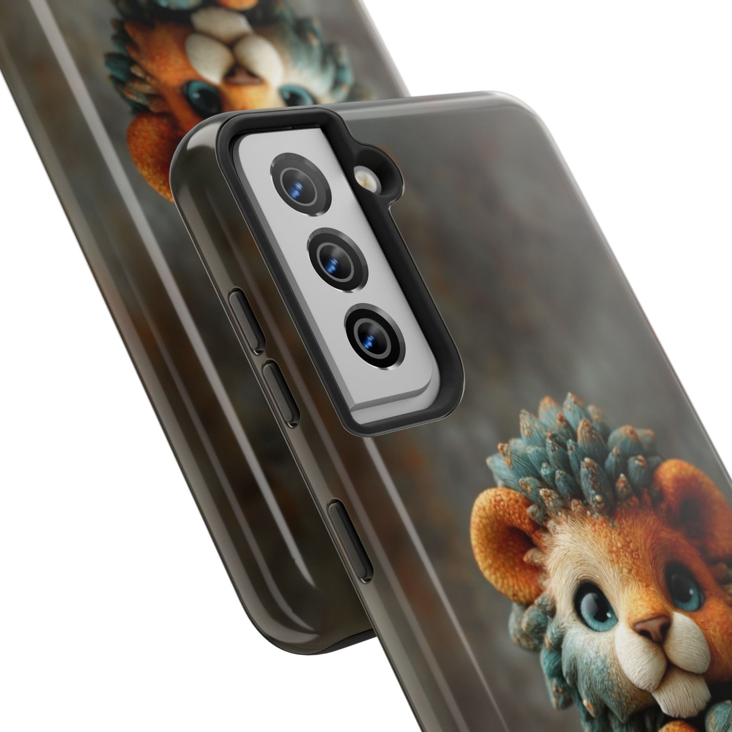 Play-Doh Lion – Tough Phone Case with 3D Clay Cub Design - Artistic Vision