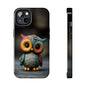 Play-Doh Owl – Tough Phone Case with Clay Texture and Big-Eyed Charm - Artistic Vision