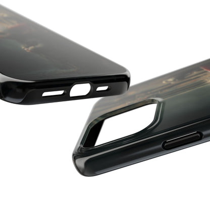Fantasy Woodland Goblin Tough Phone Case – Lone Gatekeeper Design - Artistic Vision
