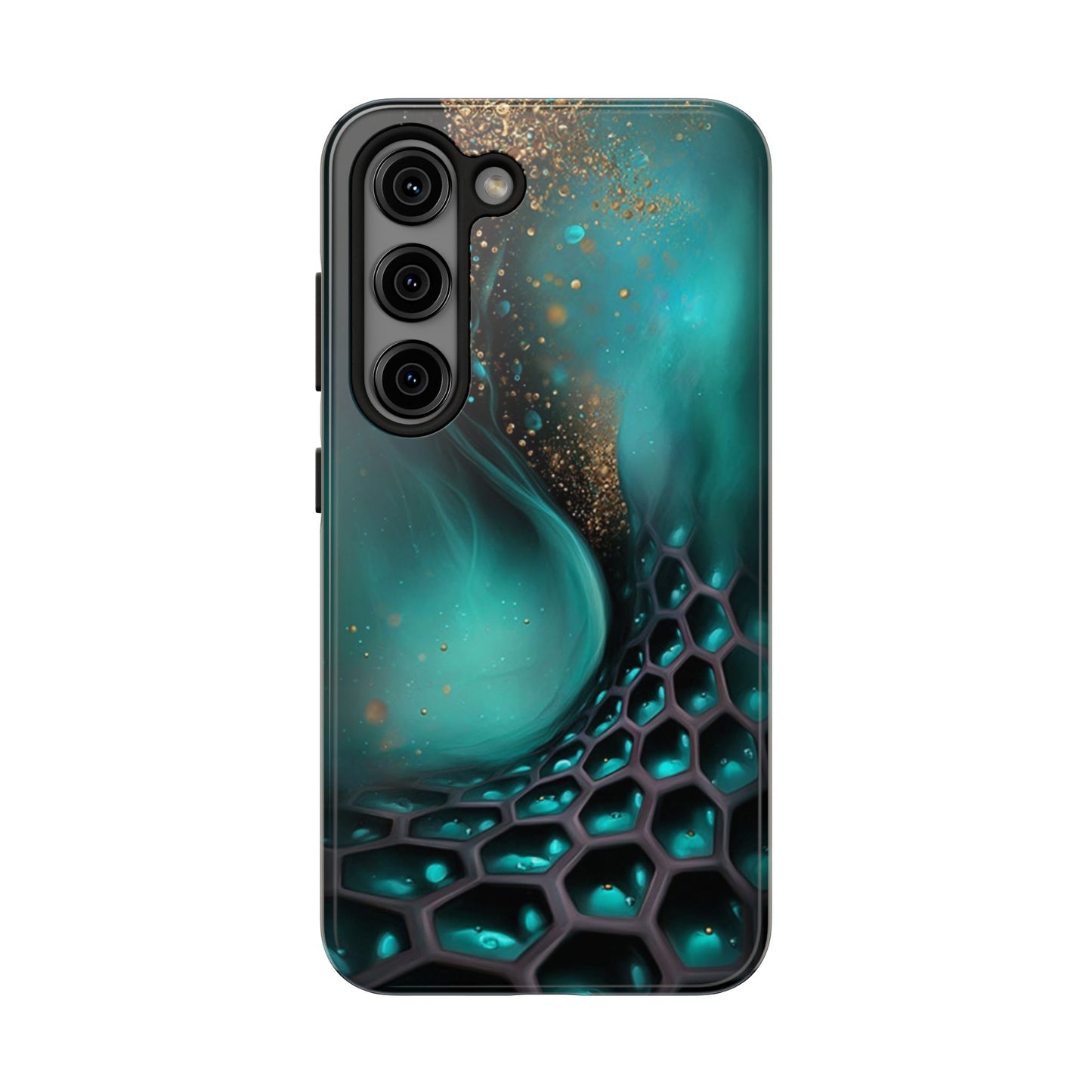Liquid flow art phone case design
