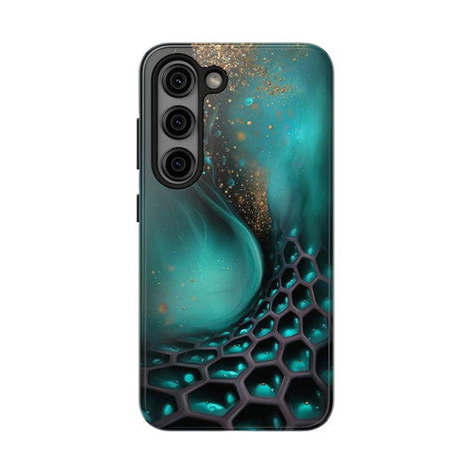 Liquid flow art phone case design