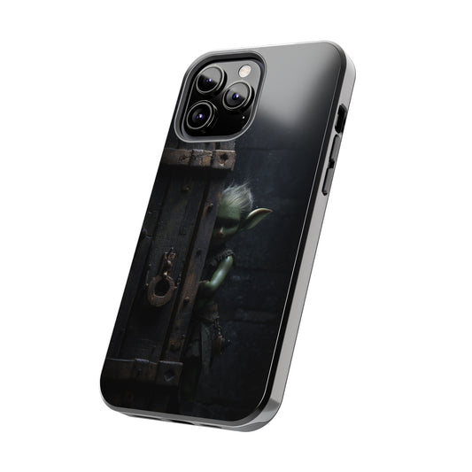 Fantasy Goblin Guard Tough Phone Case – Shadow Gate Design - Artistic Vision