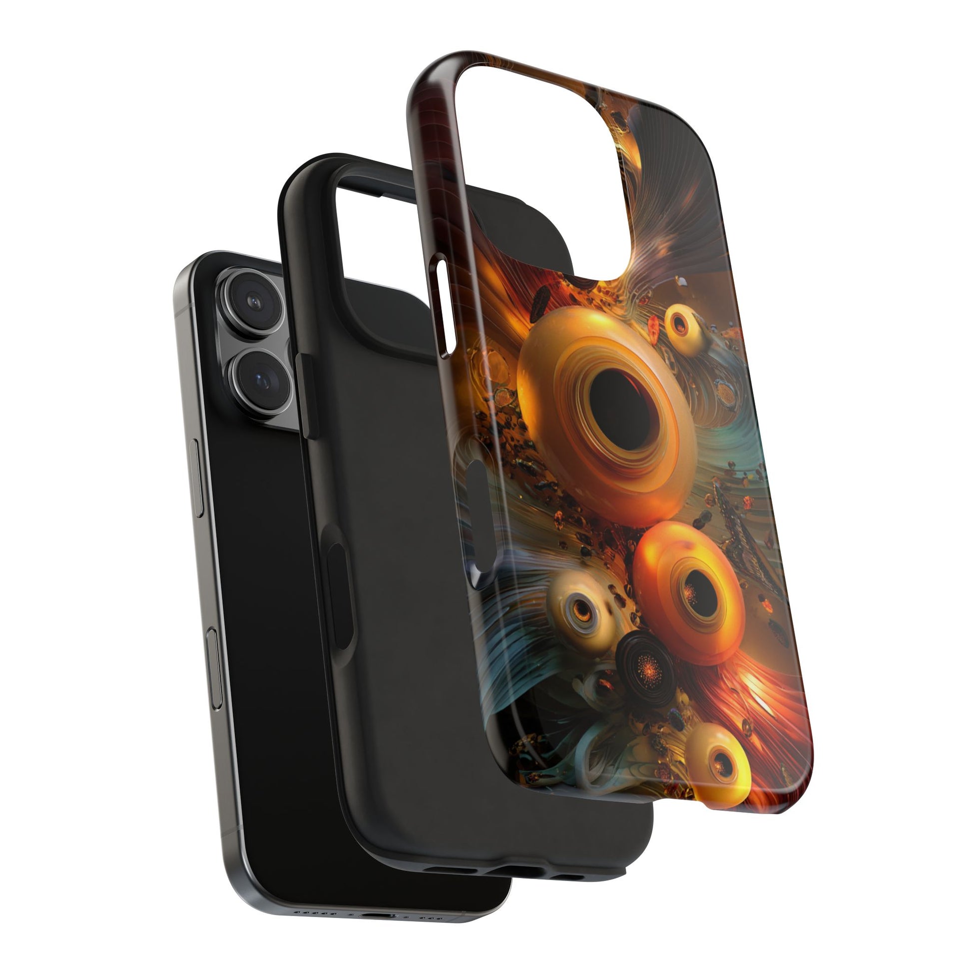 The case is durable, protective, and expressive, with a highly detailed futuristic design.