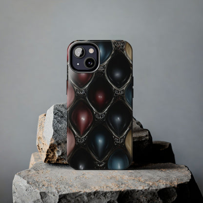 The layered depth and lighting in the artwork give the case a three-dimensional, immersive effect.