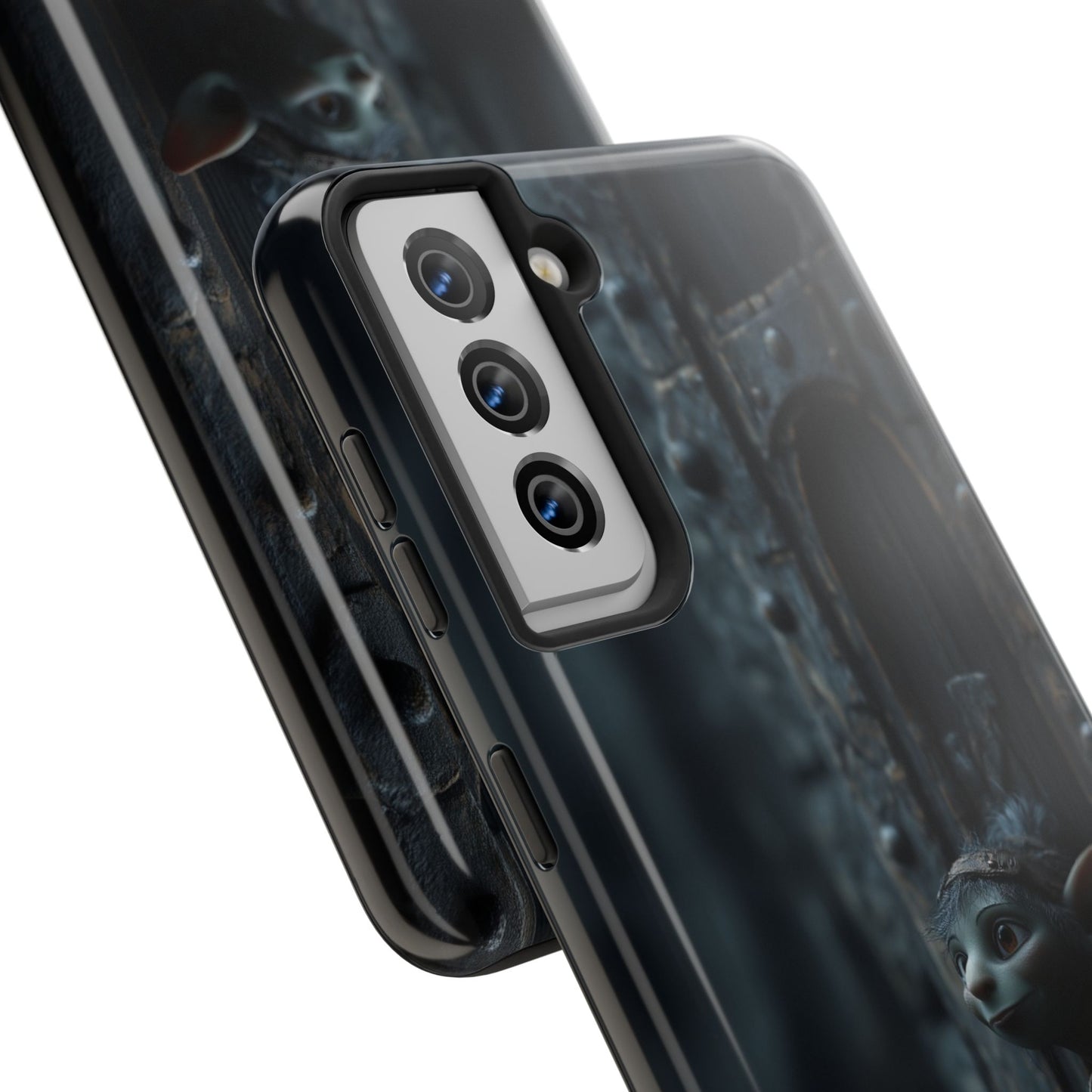 Fantasy Elf Thief Tough Phone Case – Secretive Doorway Design - Artistic Vision