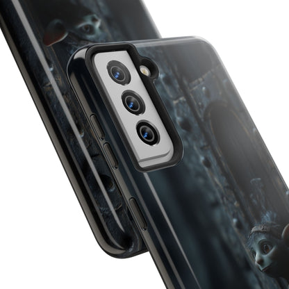 Fantasy Elf Thief Tough Phone Case – Secretive Doorway Design - Artistic Vision