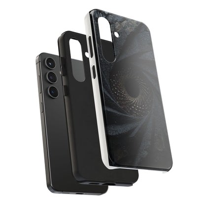 Galactic Drift - Spiral Galaxy Tough Phone Case – Durable Protection for Adventurers