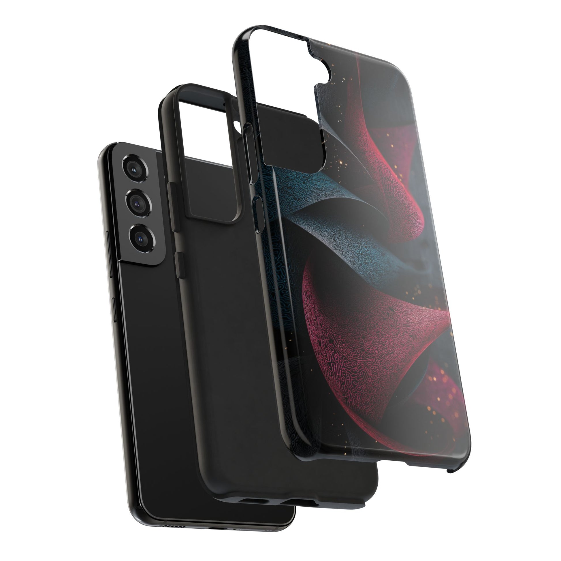 The case swirling design offers both a tactile illusion and visual depth for artistic expression.