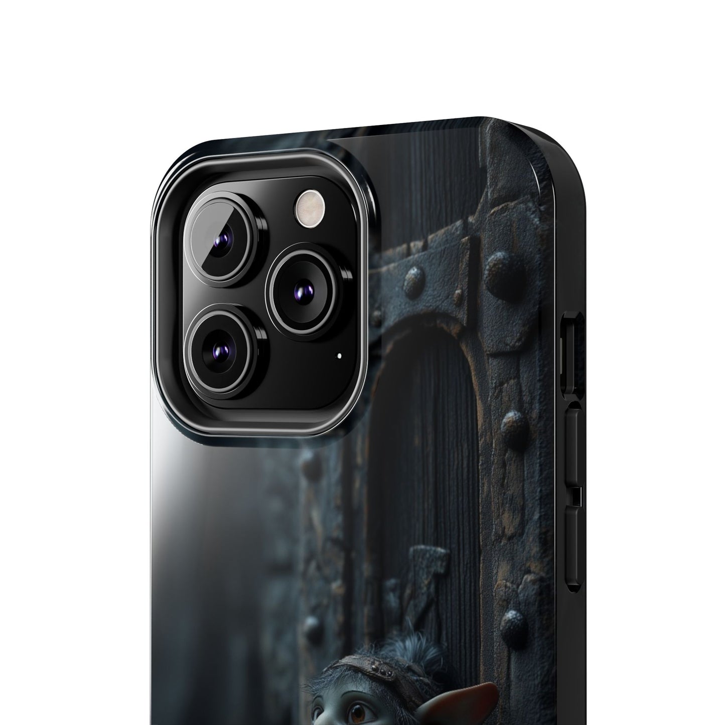 Fantasy Elf Thief Tough Phone Case – Secretive Doorway Design - Artistic Vision