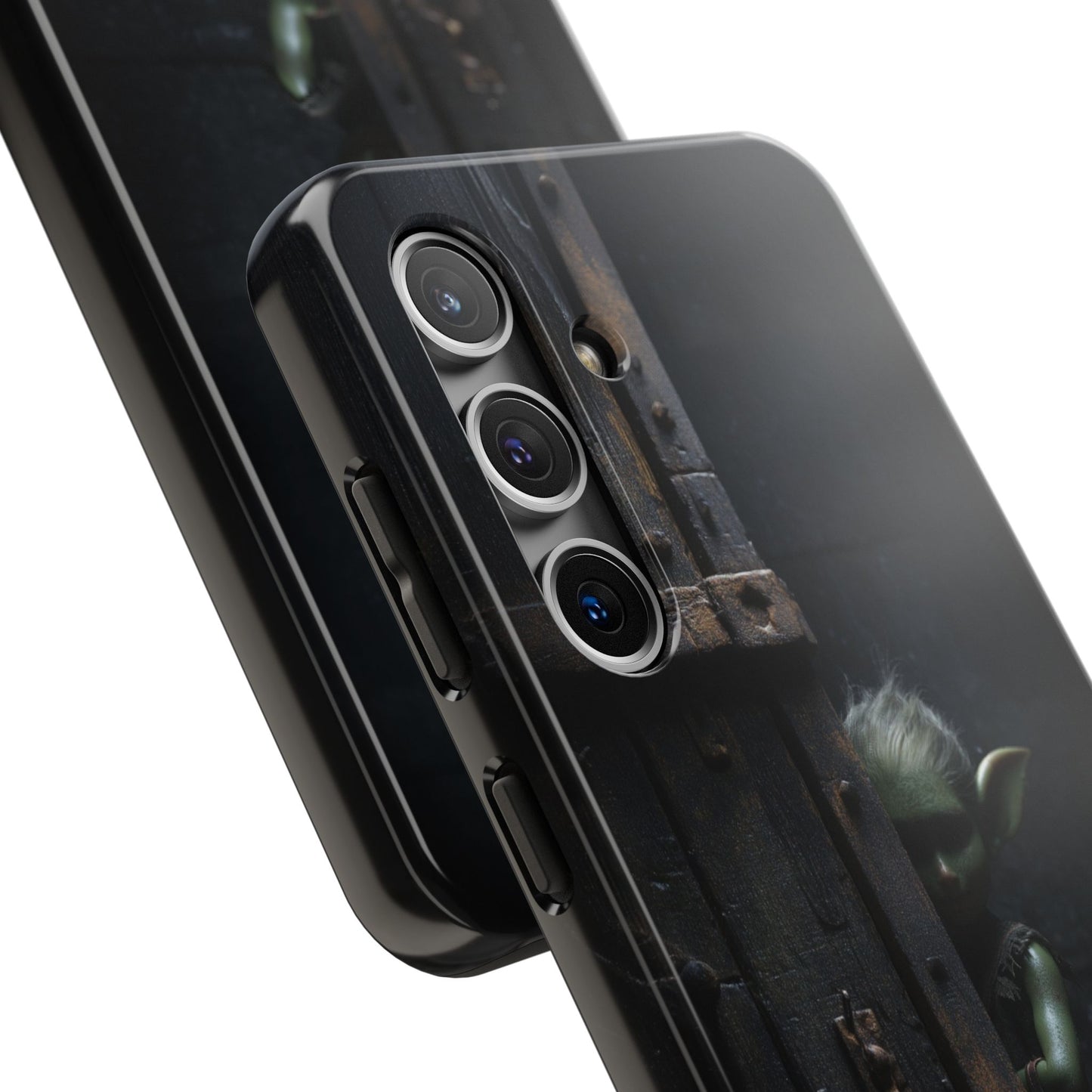 Fantasy Goblin Guard Tough Phone Case – Shadow Gate Design - Artistic Vision
