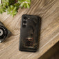 Fantasy Goblin Guardian Tough Phone Case – Mystical Forest Gate Design - Artistic Vision