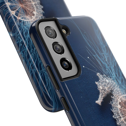 Seahorse Wheel Wireframe Phone Case – Nautical Design with Mechanical Motion - Artistic Vision