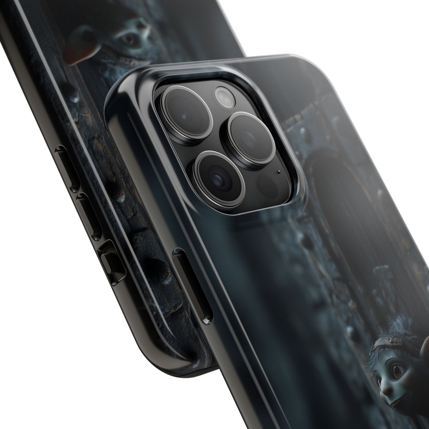Fantasy Elf Thief Tough Phone Case – Secretive Doorway Design - Artistic Vision