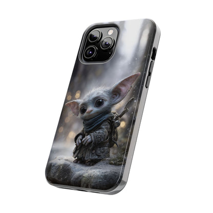 Cute Goblin Tough Phone Case – Winter Forest Design - Artistic Vision