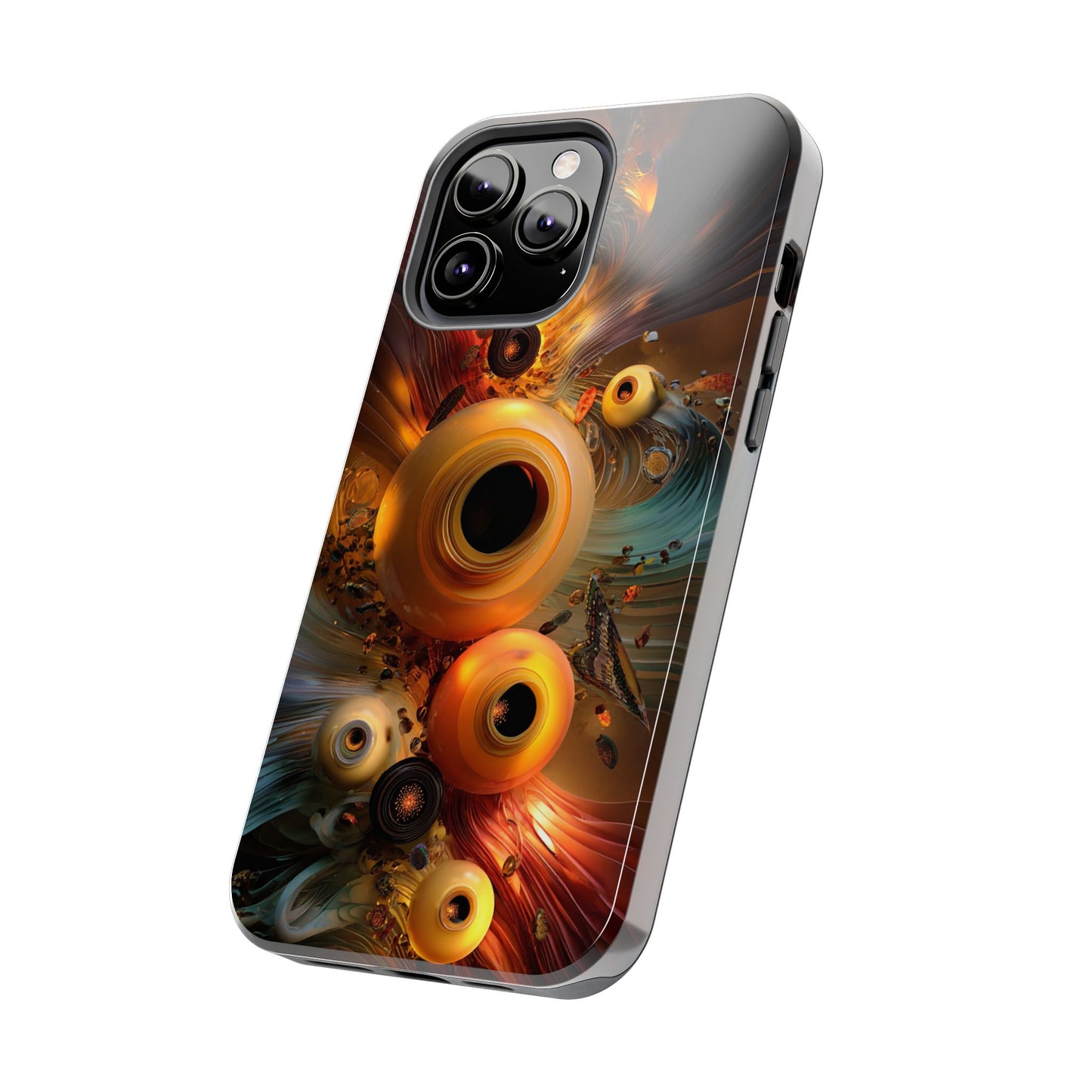 Ideal case for lovers of surreal art, dynamic design, and glowing sci-fi inspired textures.