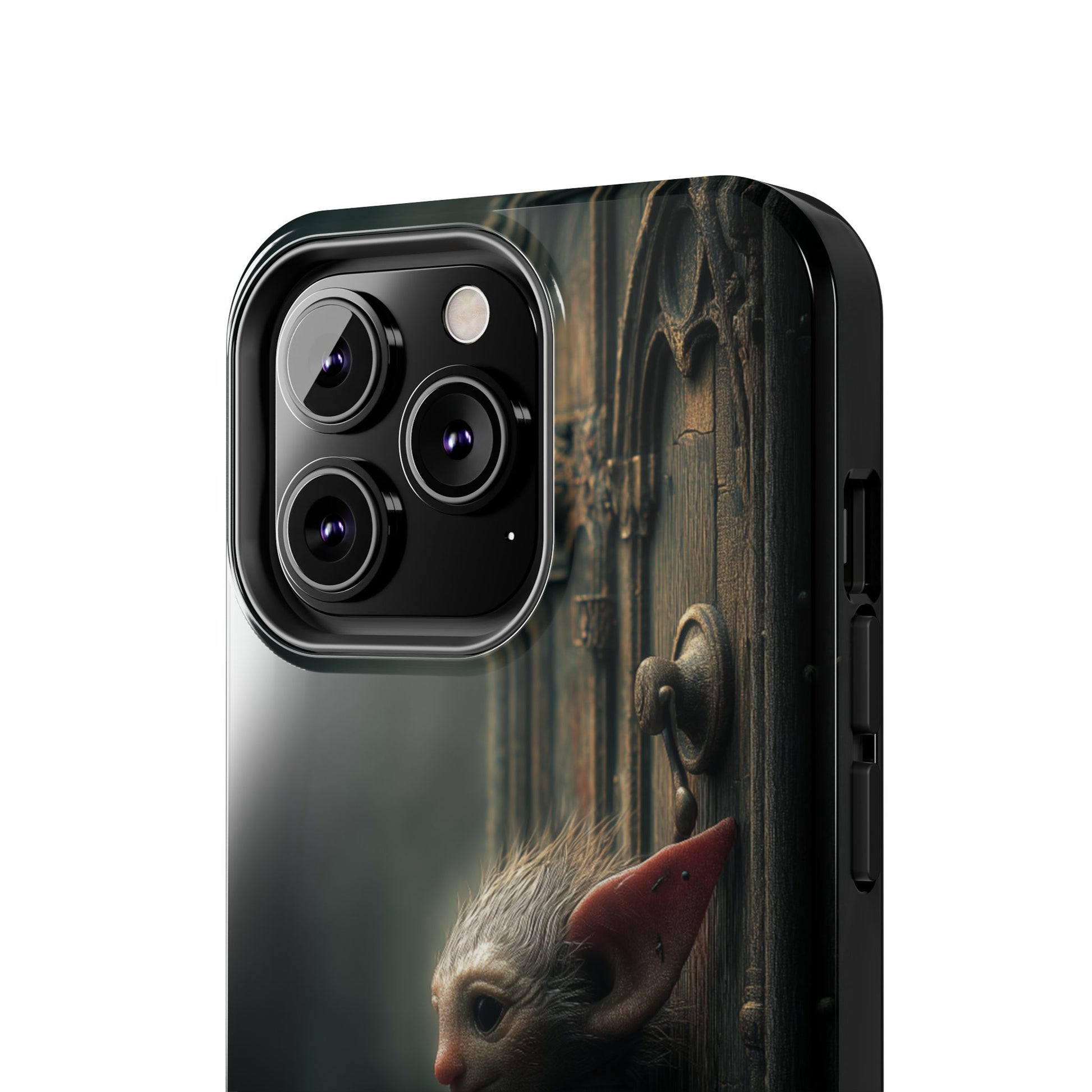 Fantasy Woodland Goblin Tough Phone Case – Lone Gatekeeper Design - Artistic Vision