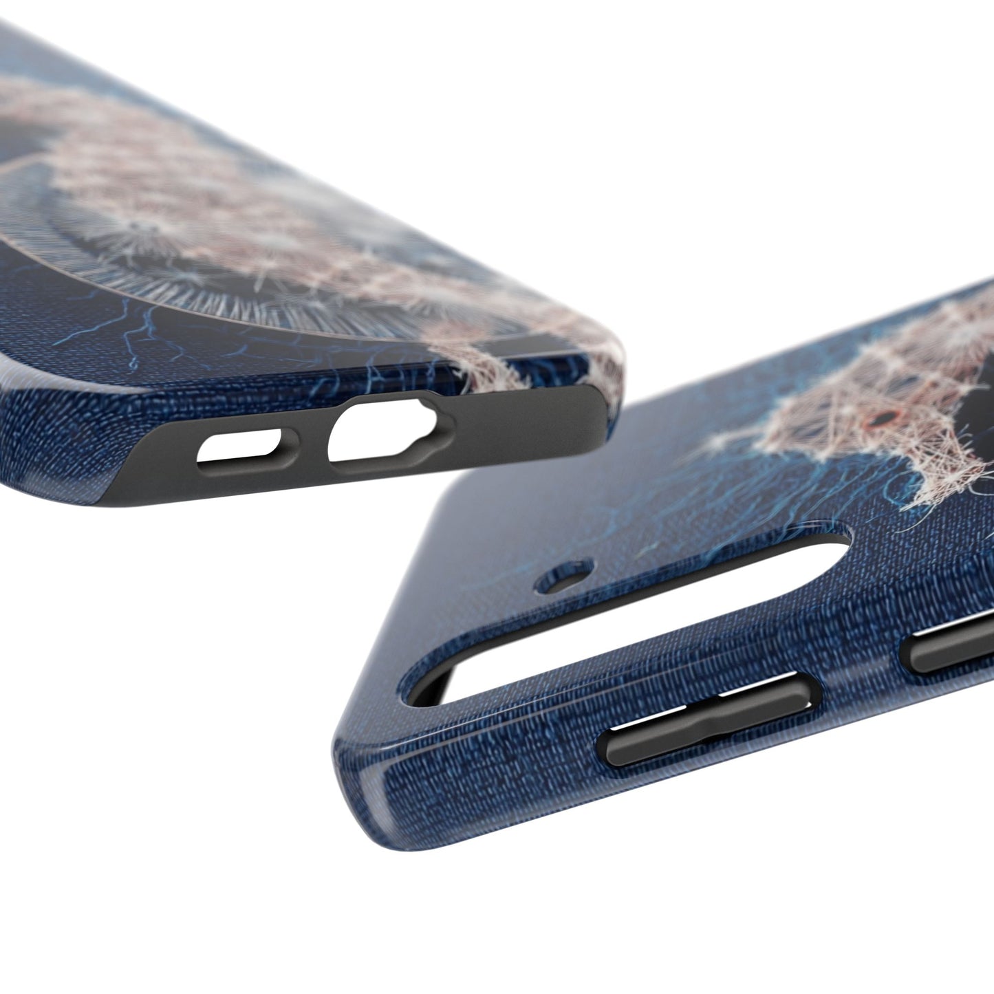 Seahorse Wireframe Phone Case – Elegant Oceanic Tough Case - Artistic Vision