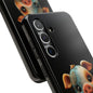Play-Doh Piggy – Tough Phone Case with Sculpted Pink and Blue Charm - Artistic Vision