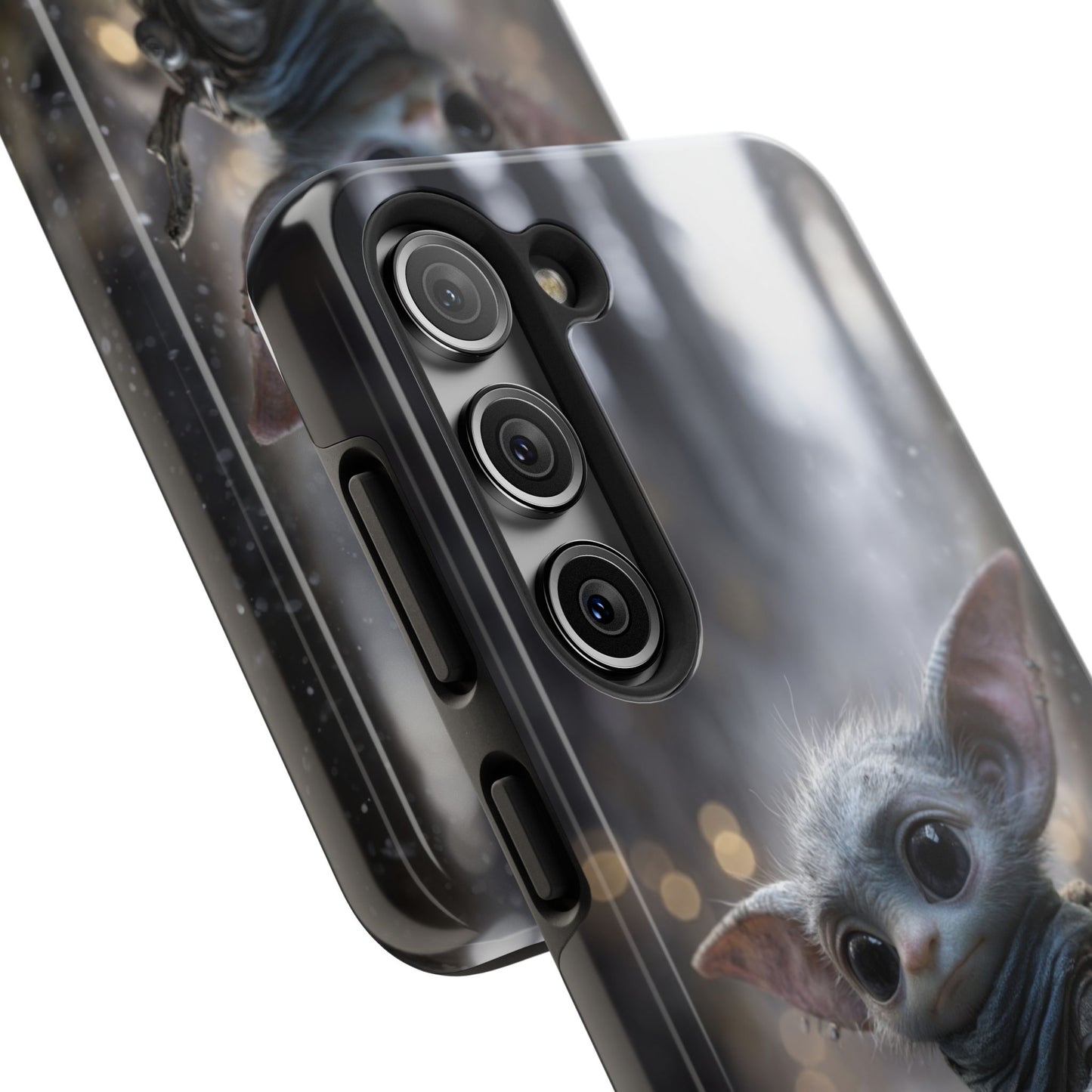 Cute Goblin Tough Phone Case – Winter Forest Design - Artistic Vision