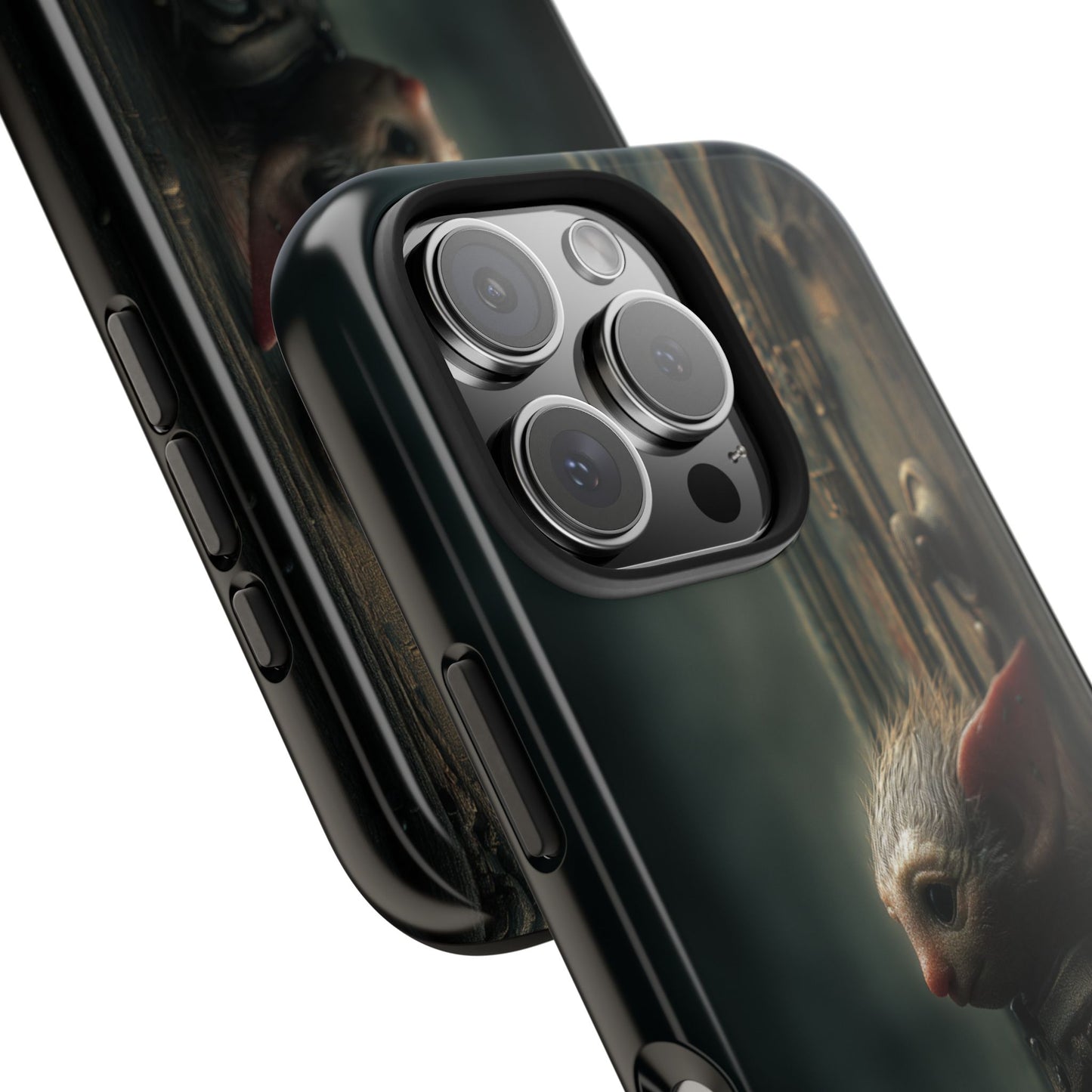 Fantasy Woodland Goblin Tough Phone Case – Lone Gatekeeper Design - Artistic Vision