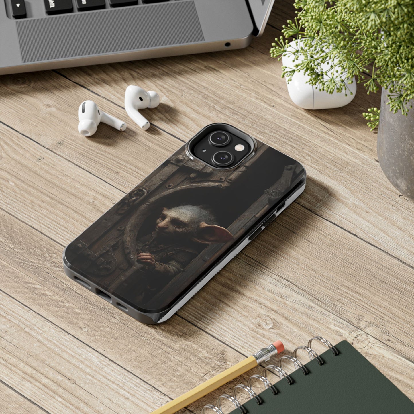 Fantasy Creature Tough Phone Cases - Unique Goblin Design for Protecting Your Device