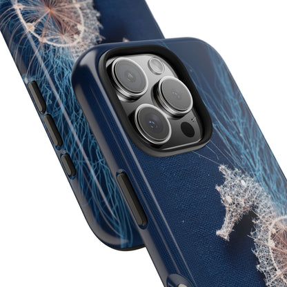 Seahorse Wheel Wireframe Phone Case – Nautical Design with Mechanical Motion - Artistic Vision