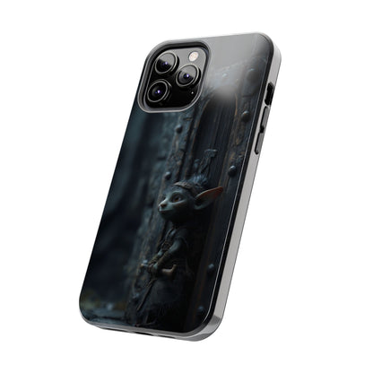Fantasy Elf Thief Tough Phone Case – Secretive Doorway Design - Artistic Vision