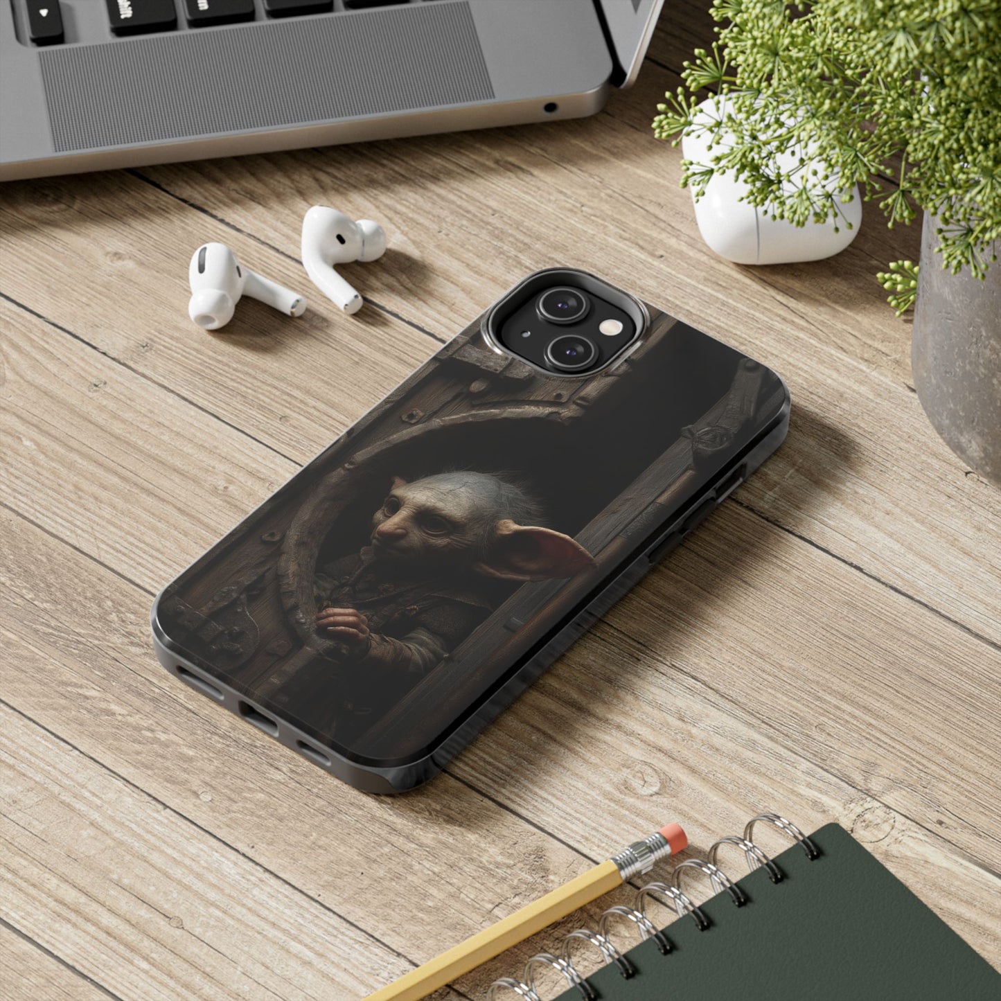 Fantasy Creature Tough Phone Cases - Unique Goblin Design for Protecting Your Device - Artistic Vision