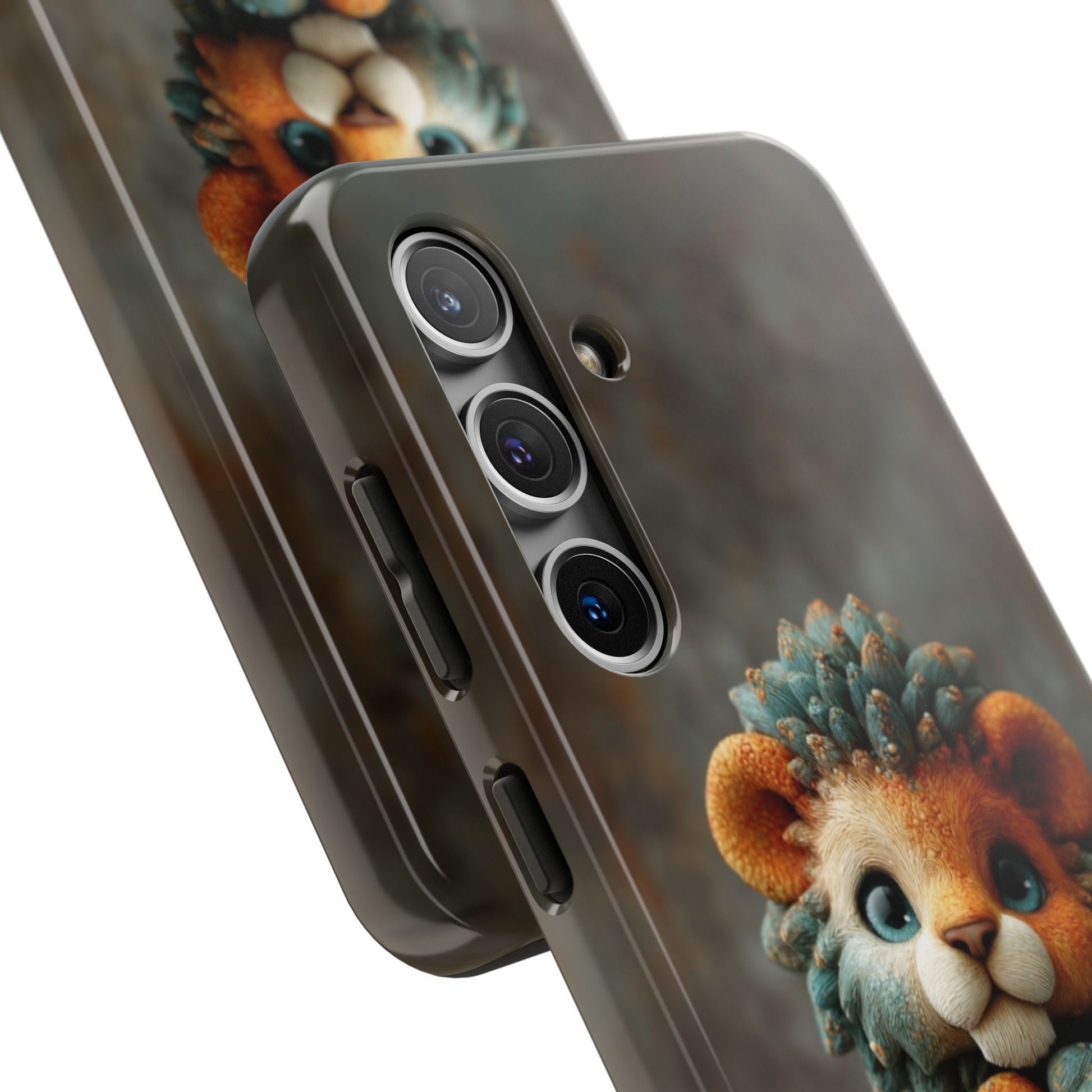 Play-Doh Lion – Tough Phone Case with 3D Clay Cub Design - Artistic Vision