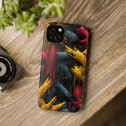 Edgy claw slash phone case with grunge aesthetic