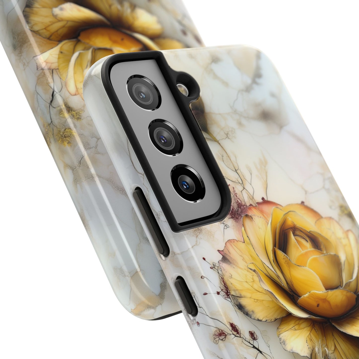 Elegant nature-inspired phone case with blooming flower